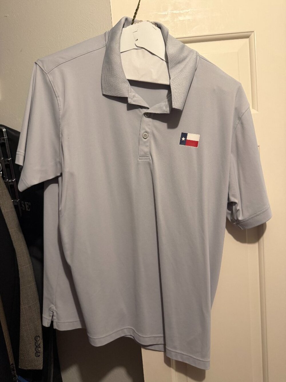 Columbia Sportswear PFG Men's XL Polo Shirt Performance - Texas Flag